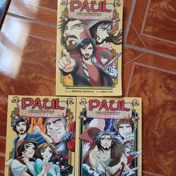 Manga Other - 3 Paul Tarsus to Redemption Manga Books